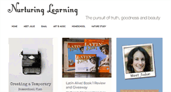 Desktop Screenshot of nurturinglearning.com